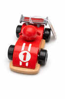 
              wooden race car toy
            