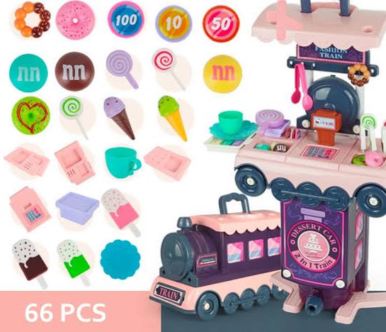 2-in-1 Dessert Train Playset