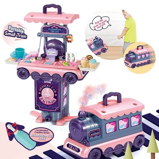 2-in-1 Dessert Train Playset