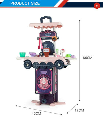 2-in-1 Dessert Train Playset