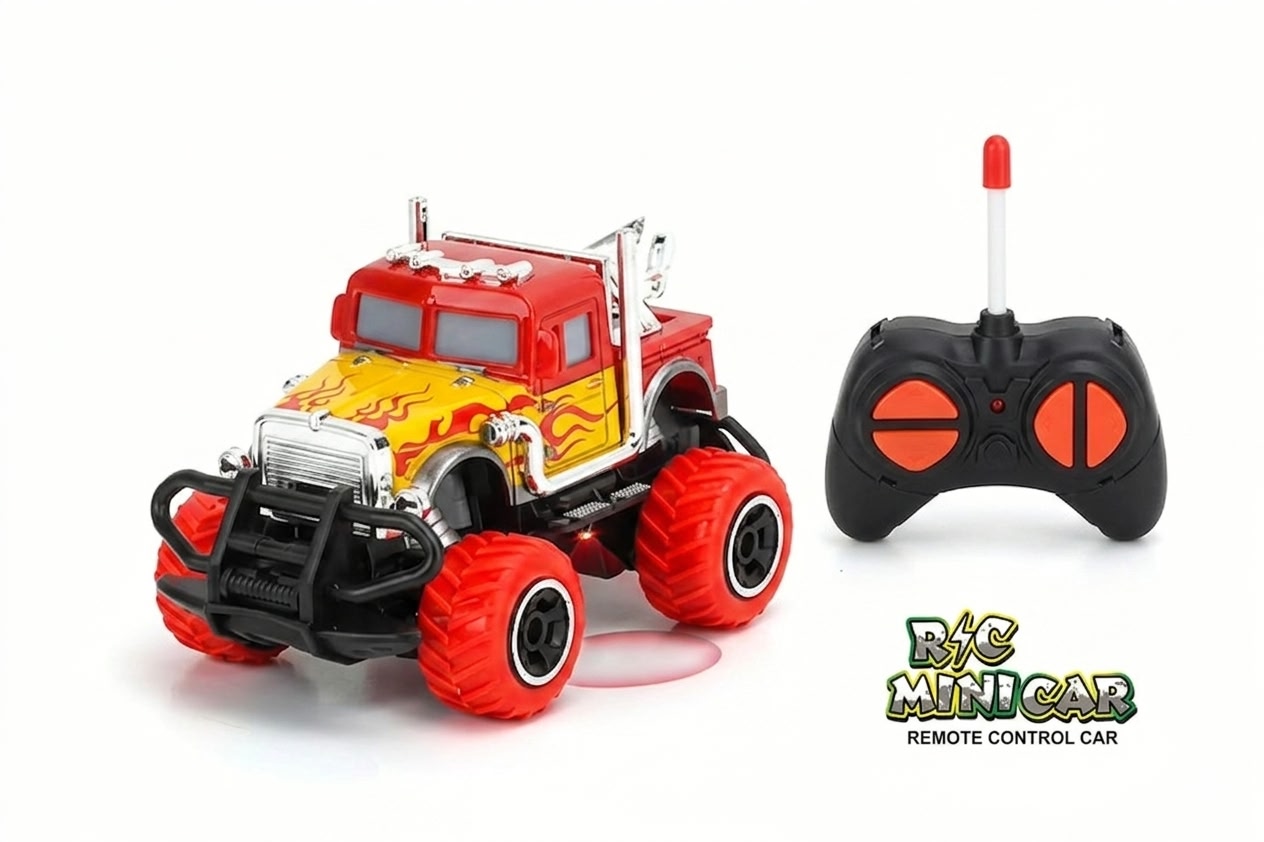Mini Monster Truck-Style Remote Control Car