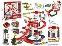 
              Fire Rescue Parking Lot Playset
            