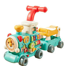 Multifunctional 5 in 1 Baby Walker Train