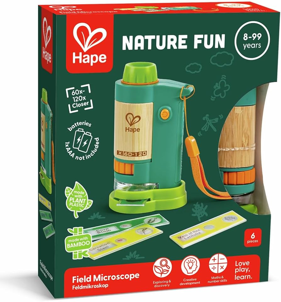 Hape Field Microscope – Kids’ Nature Exploration Tool
