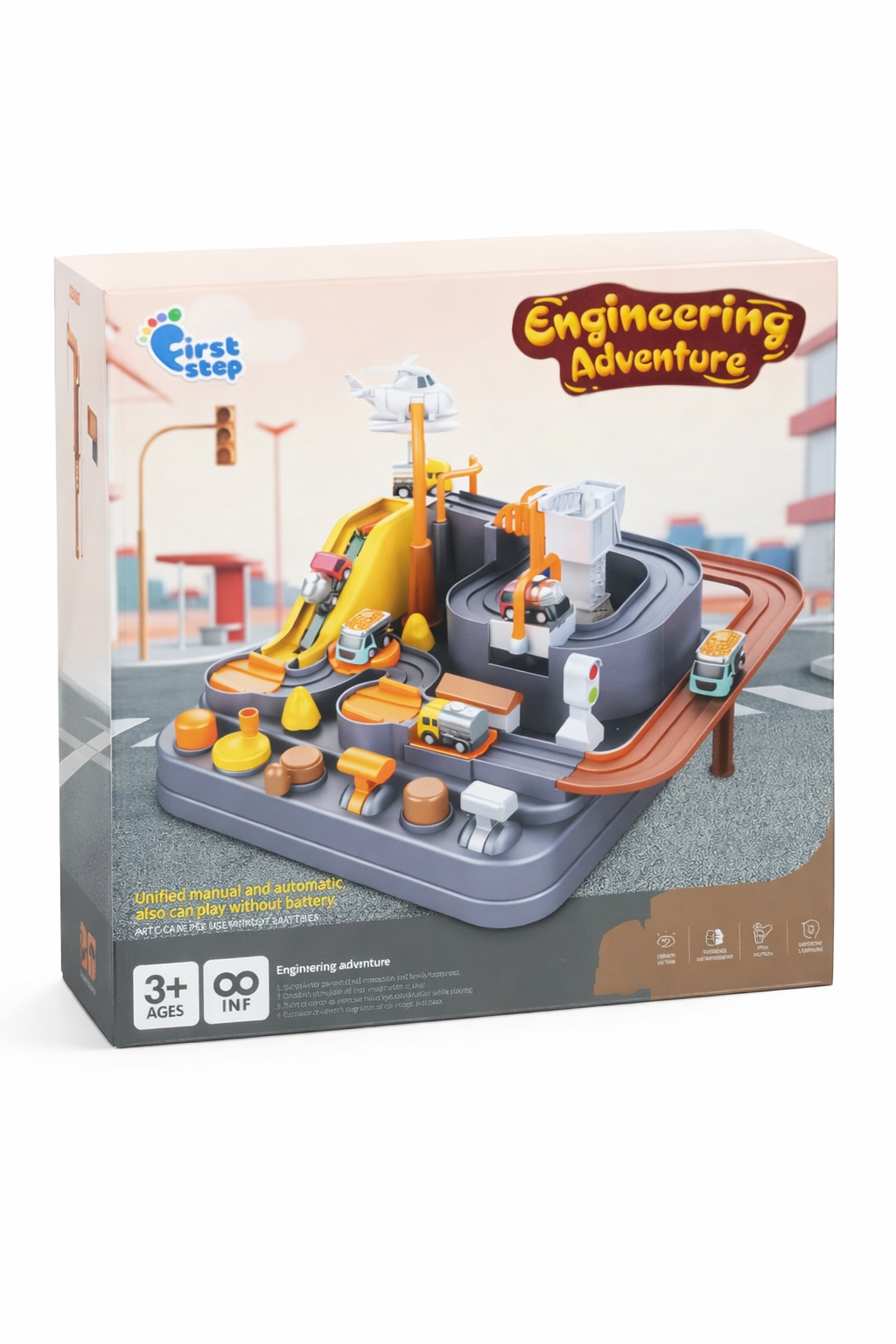 Engineering Adventure Car Race Track Playset