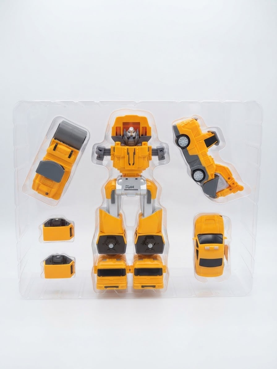 Inspire Creativity: 5-in-1 Magnetic Construction Robot Toy Set