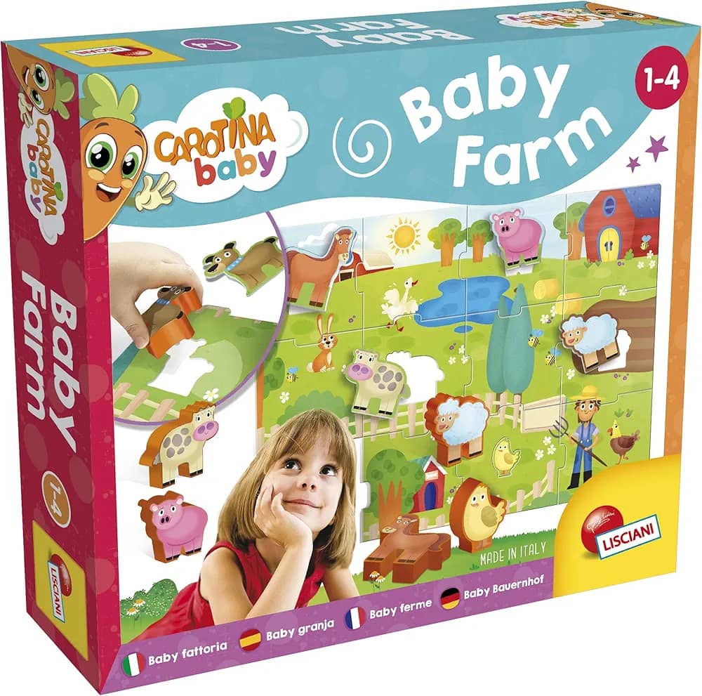 Carotina Baby Farm - Interactive Learning Puzzle