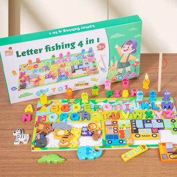 Letter Fishing 4-in-1 Board