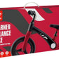 Hape Learner Balance Bike – Red & Black