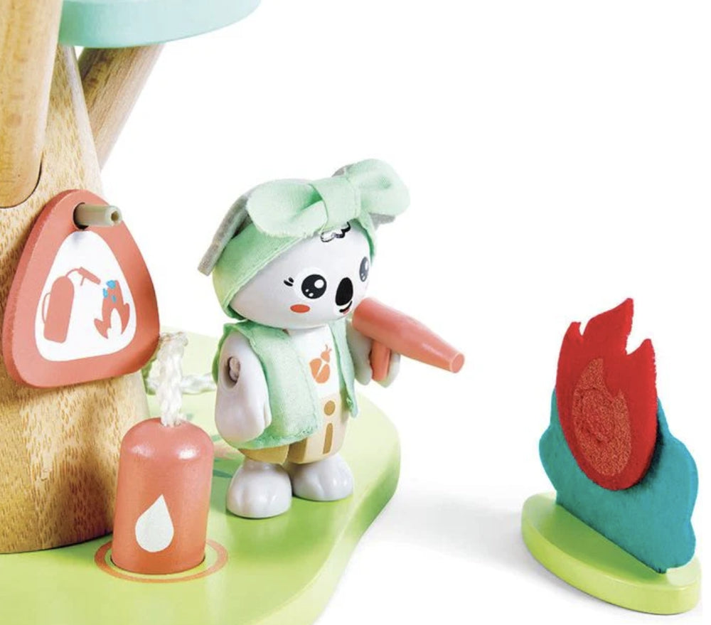 🌳🏠 Hape Kiki’s Treehouse Headquarters – Wooden Imaginative Playset