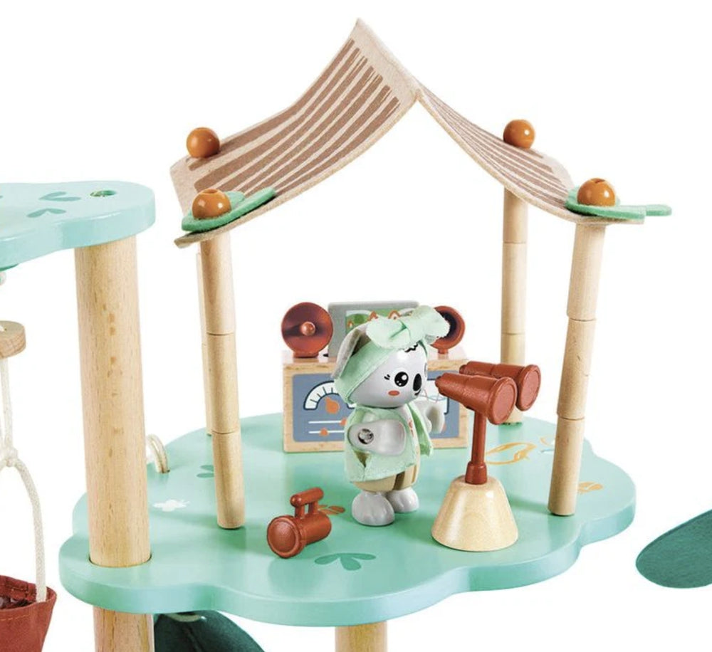 🌳🏠 Hape Kiki’s Treehouse Headquarters – Wooden Imaginative Playset