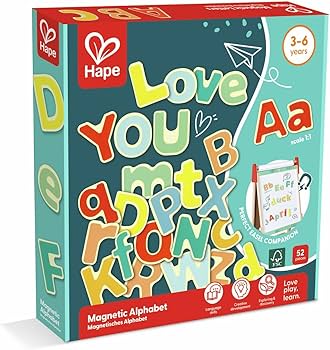 Hape Magnetic Alphabet Set – Early Learning Letter Play