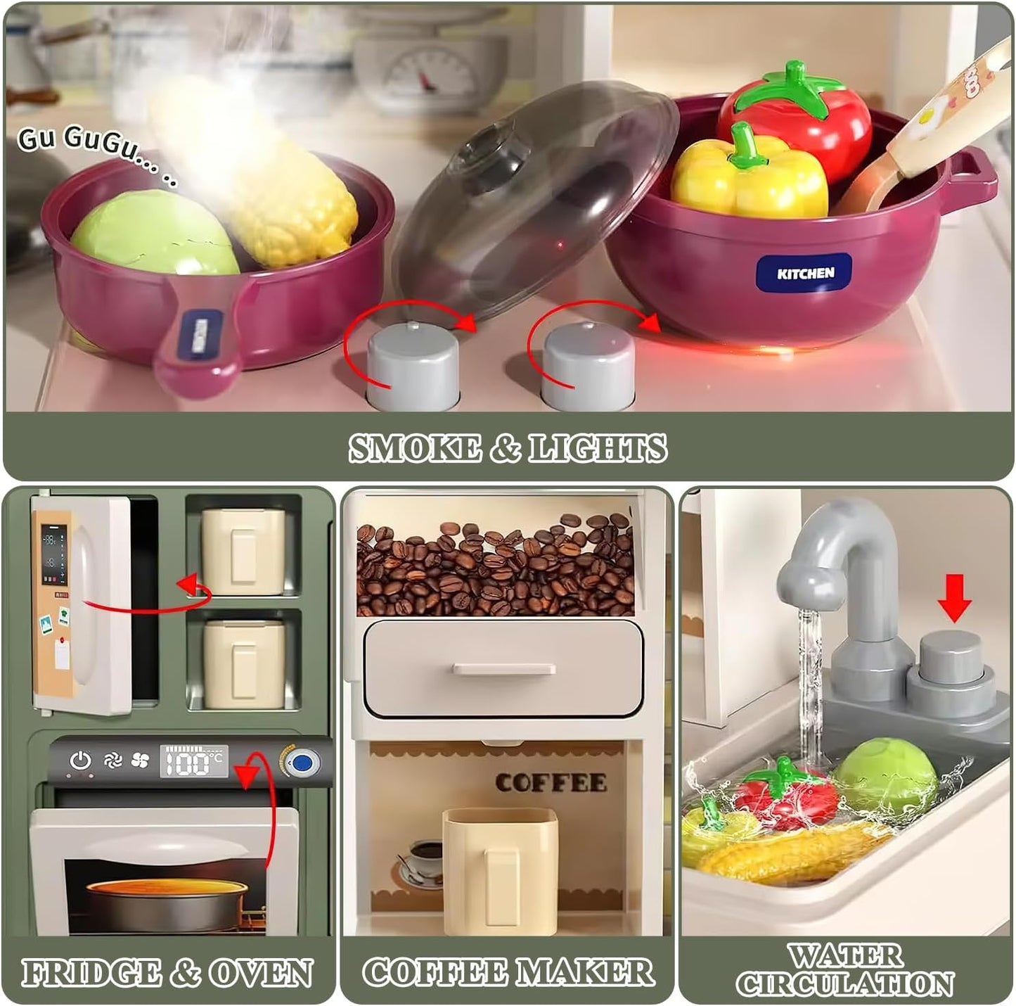 🍳 Dream Kitchen – The Ultimate Pretend Play Set for Little Chefs