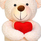 90CM Cream-Colored PlushTeddy Bear