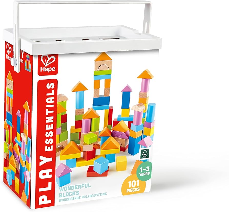 Hape Wonderful Beech Blocks Set – Build, Create & Imagine