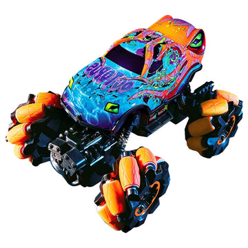 Glow-in-the-Dark RC Monster Stunt Truck