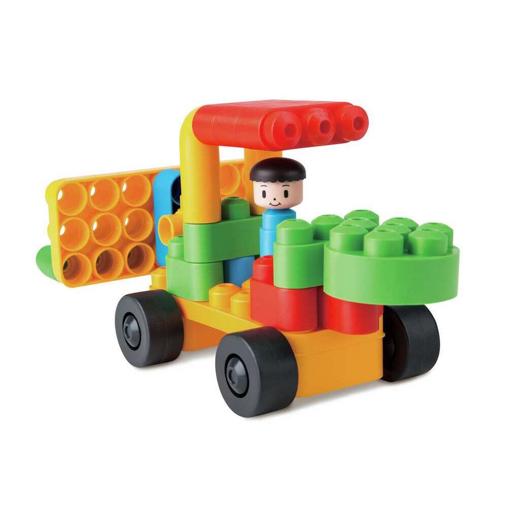 Zoo Keeper ’n’ Cars Building Block Set