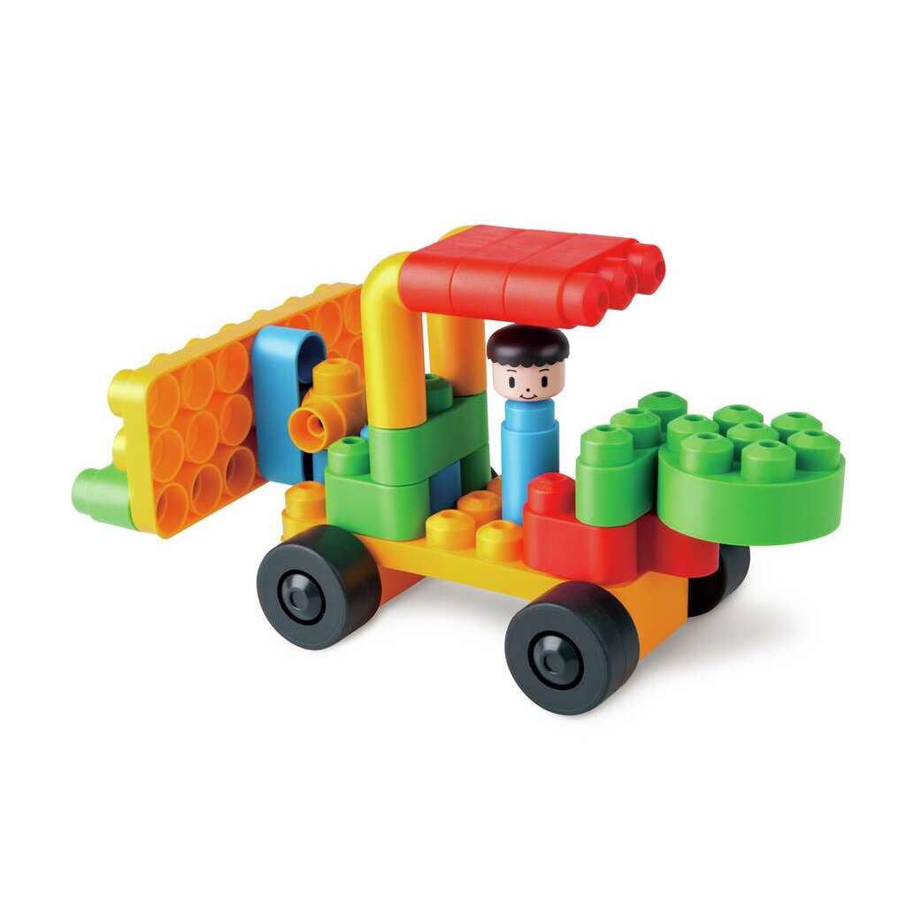 Zoo Keeper ’n’ Cars Building Block Set