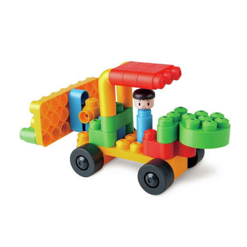 Zoo Keeper ’n’ Cars Building Block Set