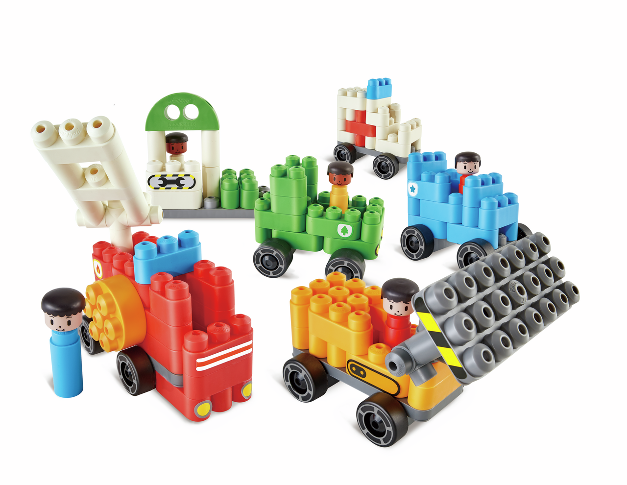 Vehicles Building Brick Set