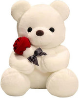 
              White Plush Teddy Bear
            