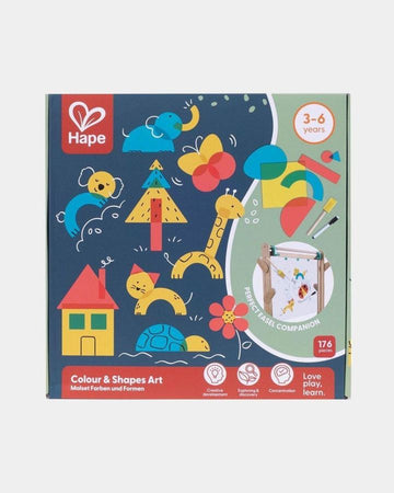 Hape Colour & Shapes Art Set – Creative Learning Art Kit for Kids