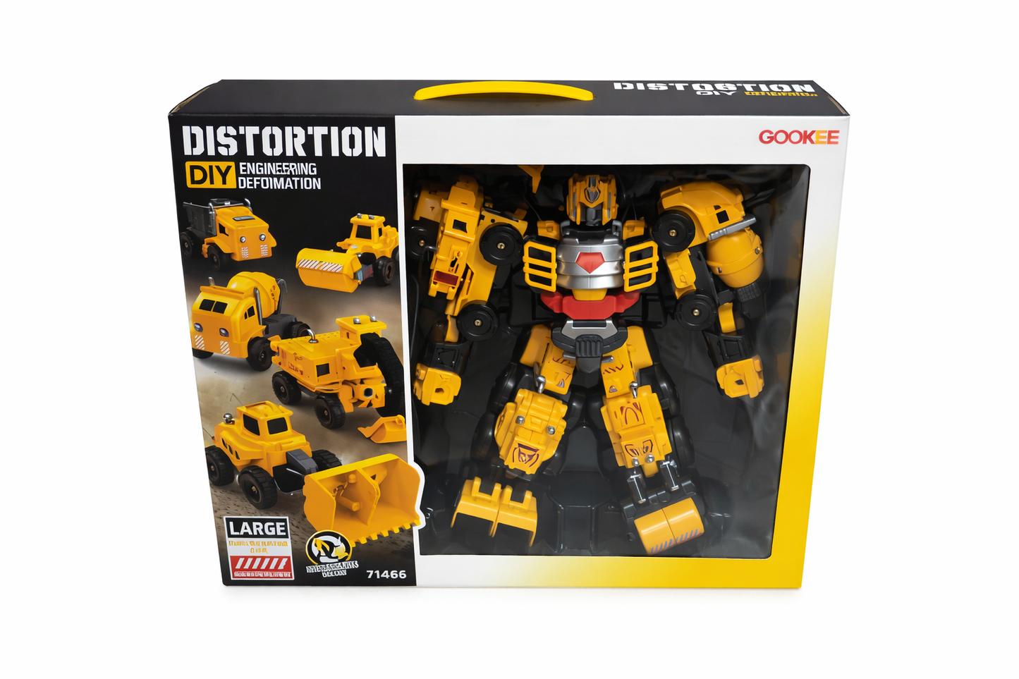 Transformable Construction Robot – 5-in-1 Engineering Warrior