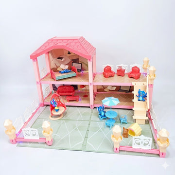 Happy Villa Stitch DIY House Playset