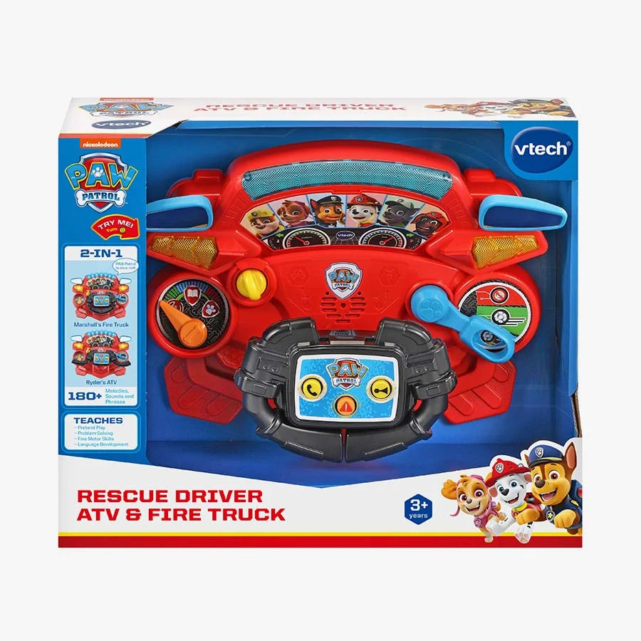 PAW Patrol Rescue Driver ATV & Fire Truck