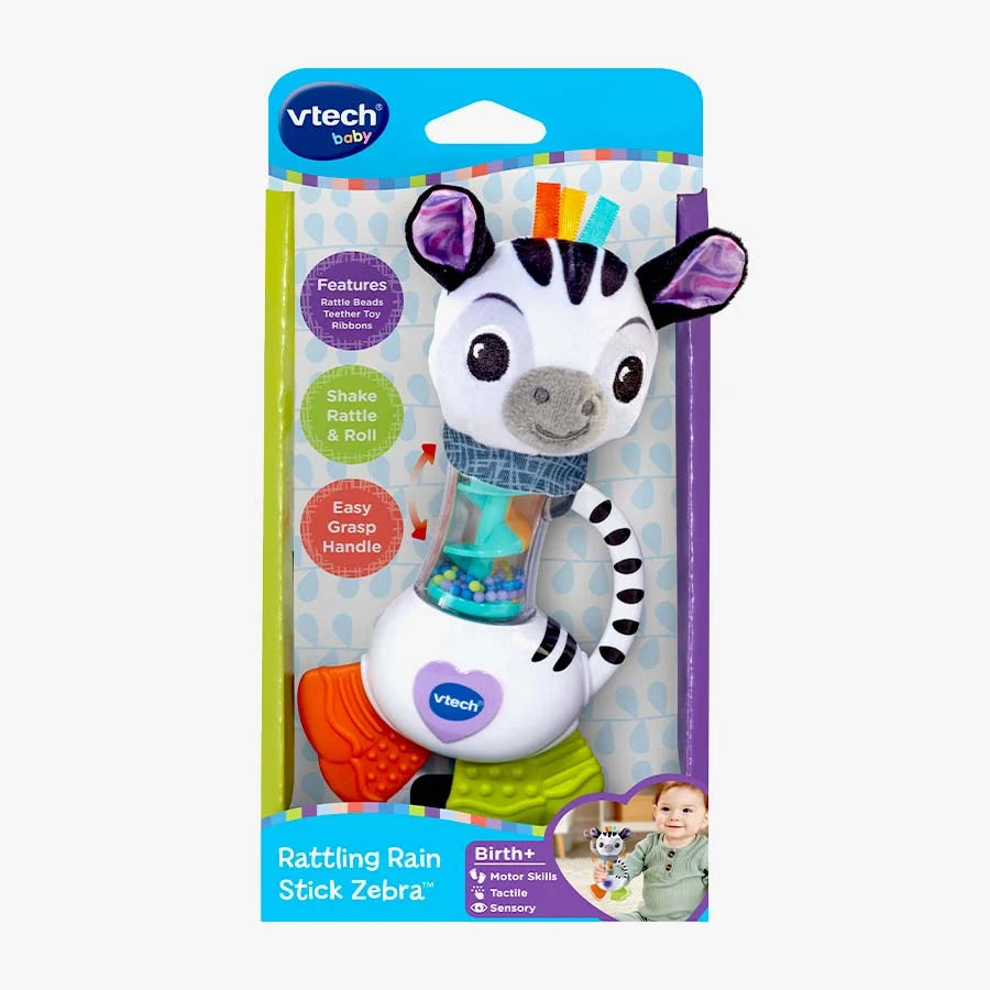 Rattling Rain Stick Zebra