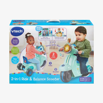 2-in-1 Ride & Balance Scooter