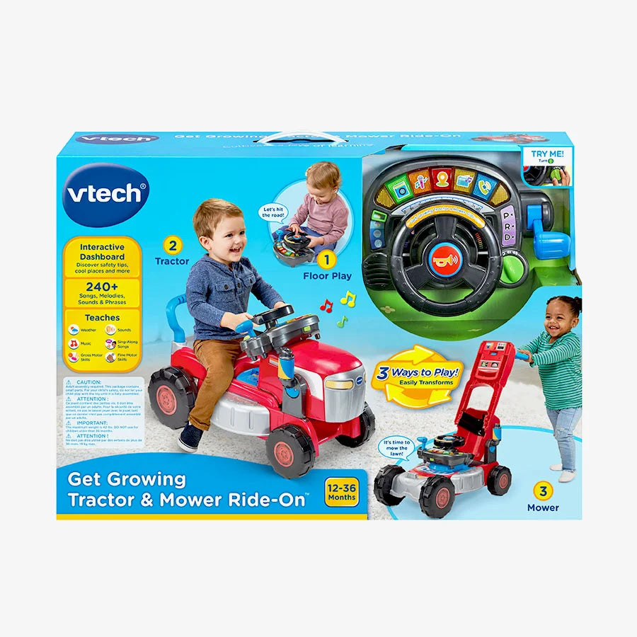 3-in-1 Mow and Grow Tractor