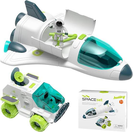 Space shuttle and rover set