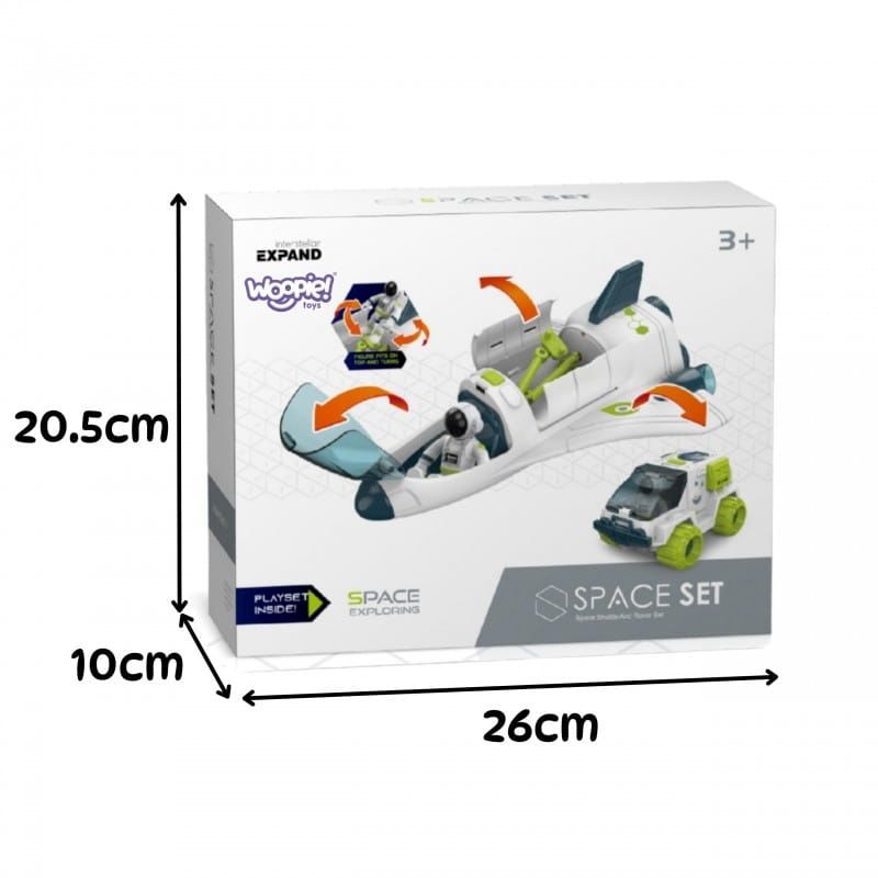 Space shuttle and rover set