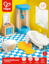Hape Family Bathroom Wooden Dollhouse Furniture Set