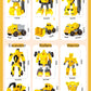6-in-1 Engineering Transformable Robot Toy Set