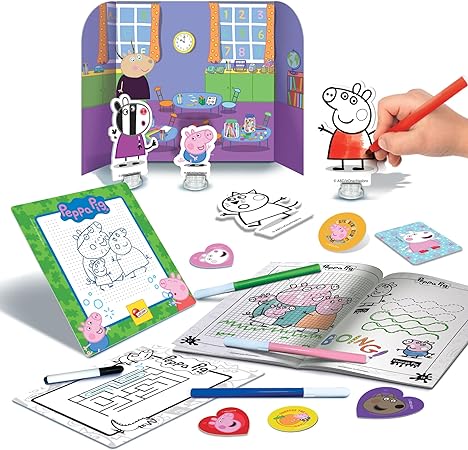PEPPA PIG ZAINETTO COLORING AND DRAWING SCHOOL