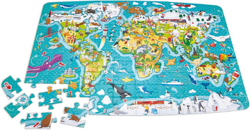 Hape 2-in-1 World Tour Puzzle & Game
