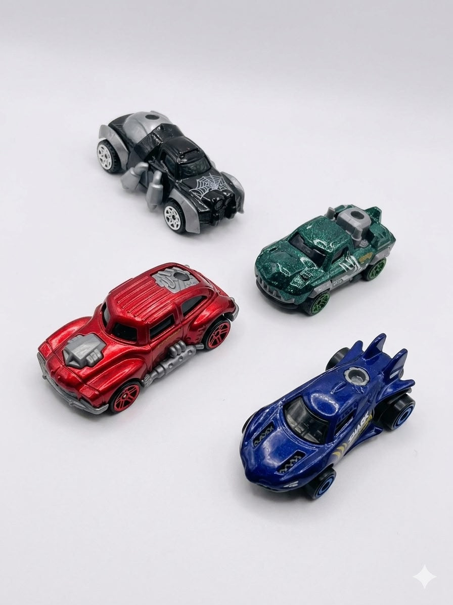 Hot Wheels Metal Die-Cast "Shark &amp; Skull" Series (4-Pack)