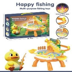 Puzzle Electric Fishing Toy &amp; Duck Climbing Stairs Pool Set
