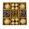 Gold Christmas Tree Ornaments – Assorted Decorative Set
