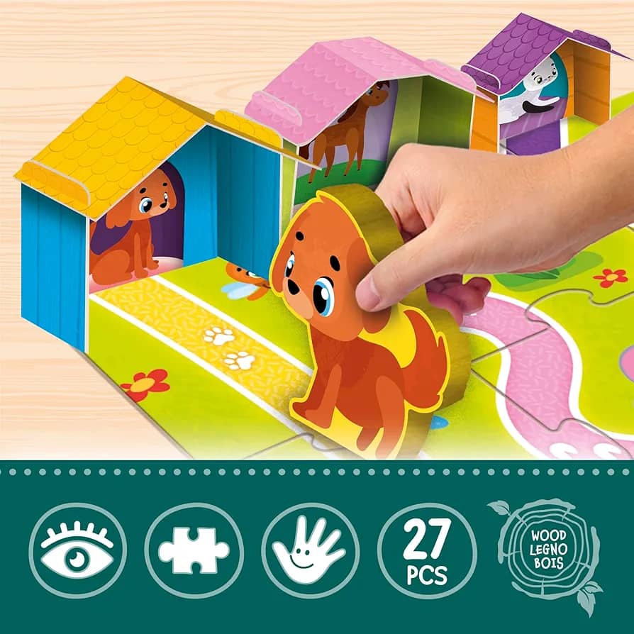 Montessori Baby Farm - Educational Puzzle Set