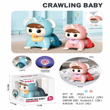 Cognikids Crawling Baby Toy with Music & Lights