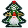 Santa Claus Face Hanging Christmas Ornament