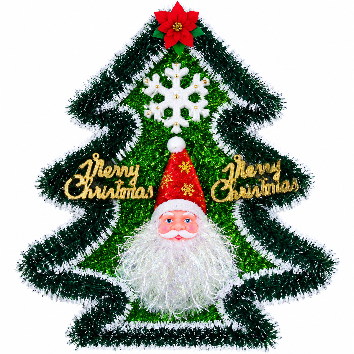 Santa Claus Face Hanging Christmas Ornament