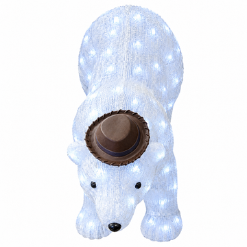 Christmas Polar Bear Holiday Decoration