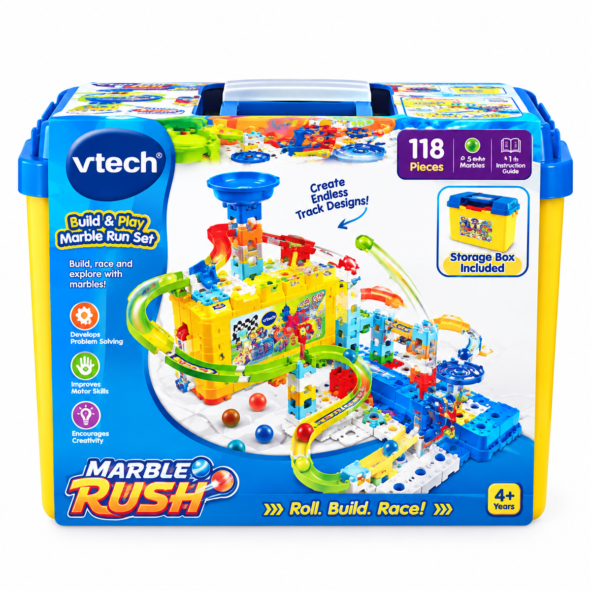 Marble Rush Build & Store Box Set
