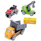 Hape Play Essentials Colourful Construction Vehicles Fleet
