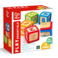 Hape Play Essentials Smart Start Blocks | Wooden Baby Learning Blocks