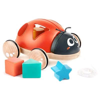 
              🐞 Hape Shape-Sorter Ladybug Pull-Along Toy
            